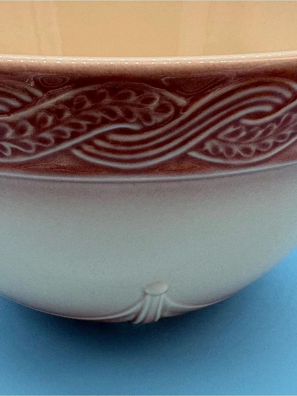 Longaberger American Craft Paprika 11 x  6 Mixing Bowl